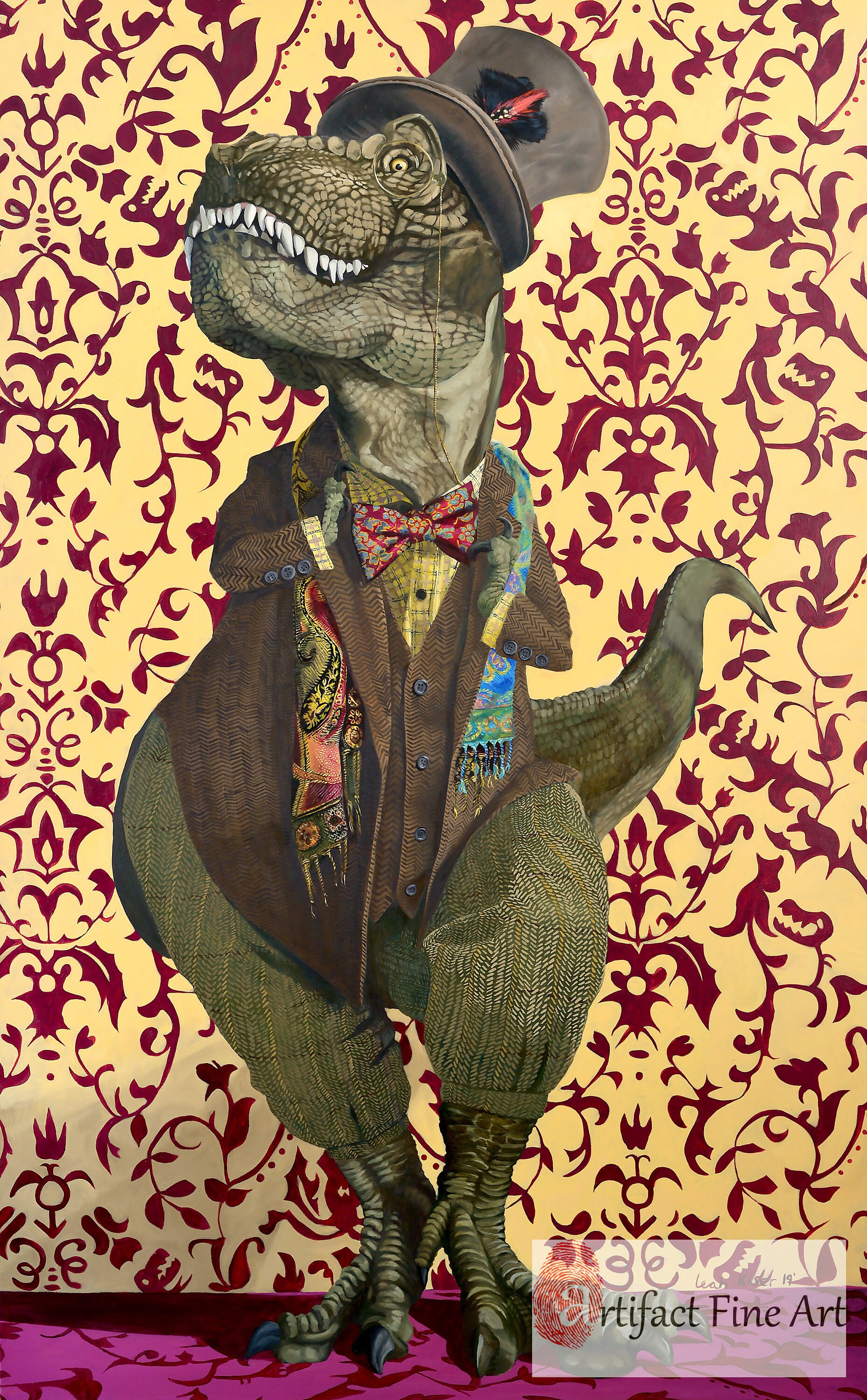 Sexy Rexy Large Limited Edition Giclee Print of Tyrannosaurus Etsy