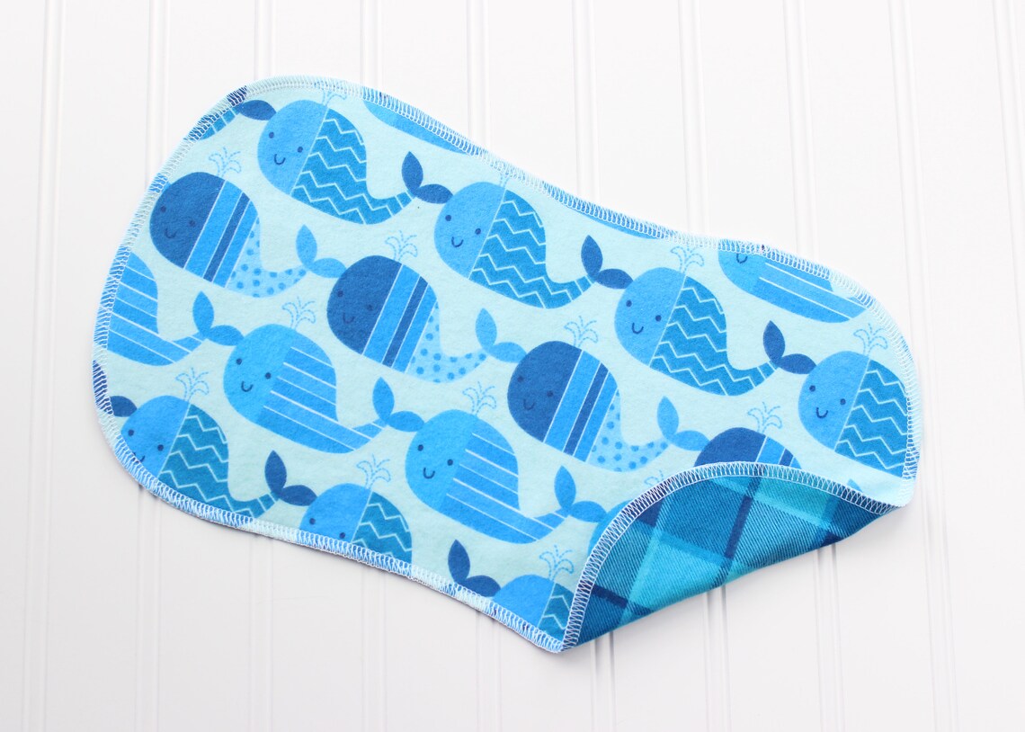 Baby Boy Burp Cloths Set of 3 Baby Shower Gift Baby Gift Etsy