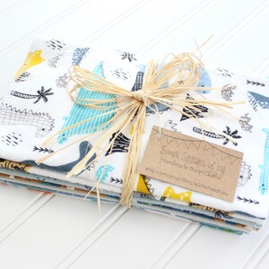 Baby Boy Burp Cloths, Set of 7 Burp Cloths, Baby Gift, Soft Flannel Burp Cloths image 2