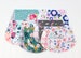 Baby Girl Burp Cloths - Set of 7 - Baby Gift - Soft Flannel Burp Cloths 
