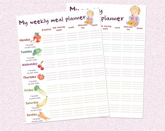 food plan etsy