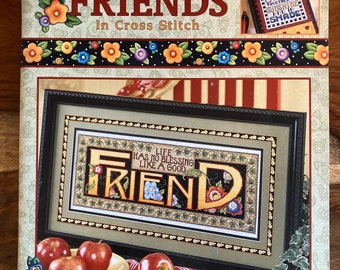 Mary Engelbreit “Just Between Friends” Cross Stitch Booklet