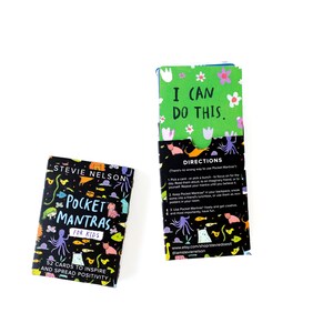 Pocket Mantras for Kids: 52 Little Affirmations to Inspire Positivity Deck of Cards image 5