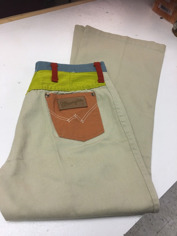 Peter Max Wrangler Brand Jeans-1960s Peter Max Wra