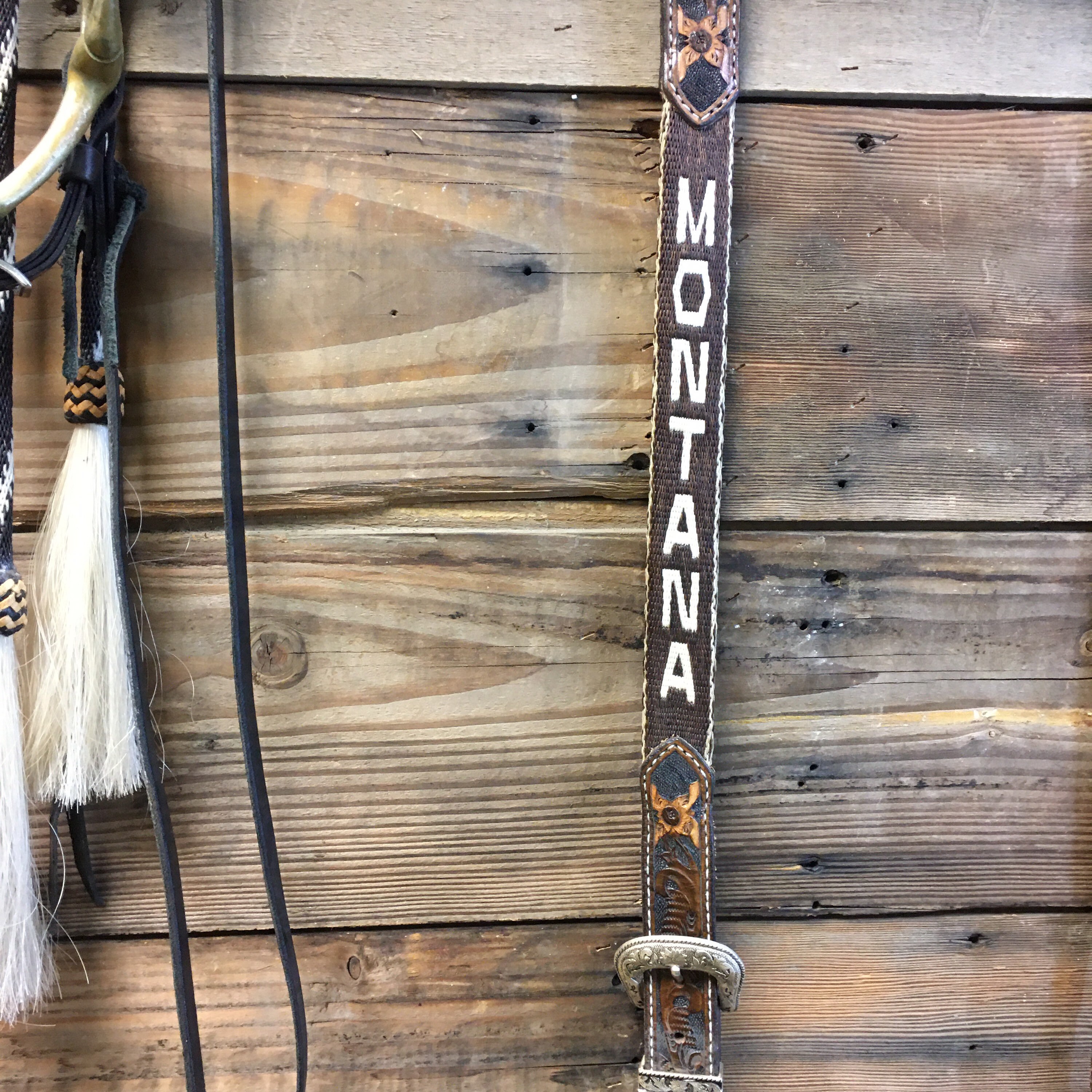 Genuine Hitched Horse Hair Montana Rifle Sling3 Piece Etsy