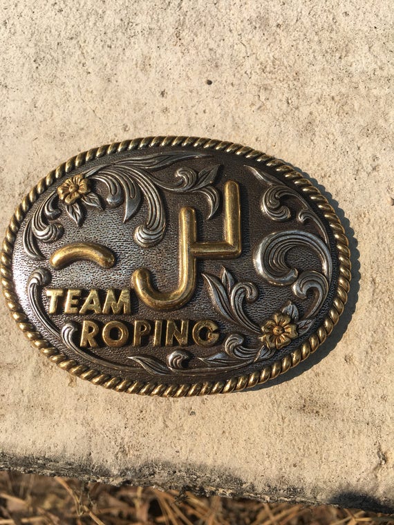 team roping buckles