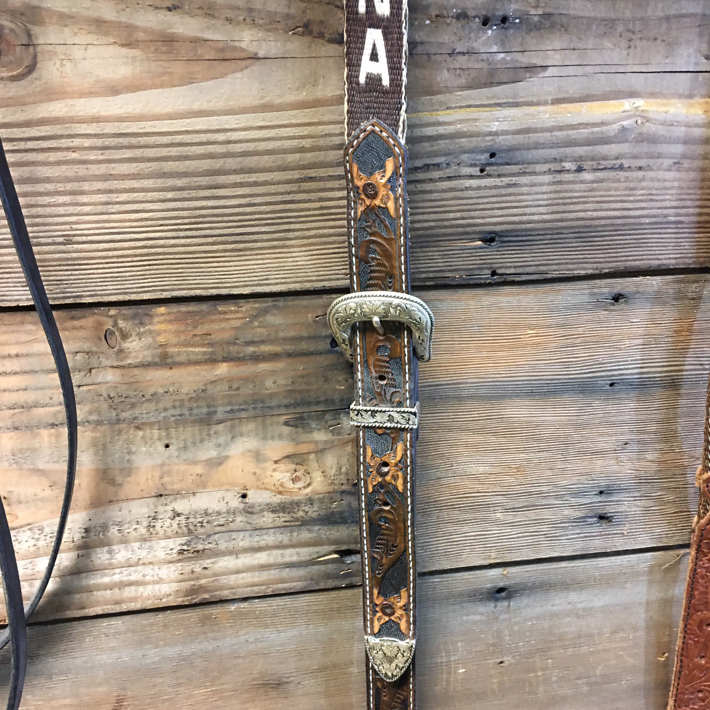 Genuine Hitched Horse Hair Montana Rifle Sling3 Piece Etsy