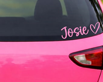 Custom Text Vinyl Decal | Personalised Name Sticker | Custom Lettering Decal Car Window Decal Vinyl Text