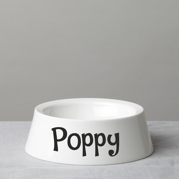 Custom Sticker for Dog Bowl Etsy