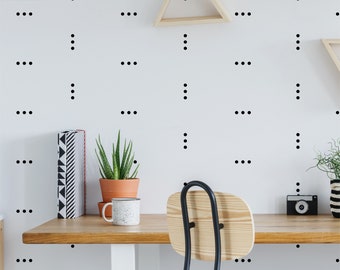 Polka Dot Line Wall Stickers Decals