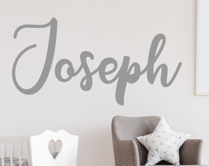 Personalised GRAFFITI Name Wall Sticker Bespoke Custom Etsy