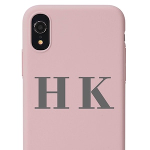 Etiqueta engomada personalizada del nombre de las iniciales del teléfono celular móvil, monograma adhesivo de la calcomanía del vinilo