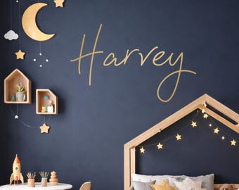Name Wall Sticker - Personalised Signature Script Style