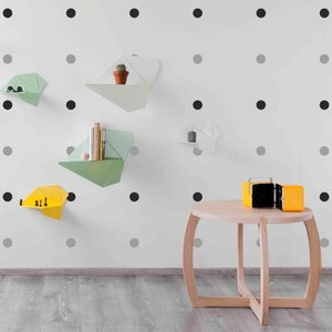 Polka Dot Stickers | Wall Decals Removable Vinyl Circles for Kids Bedroom