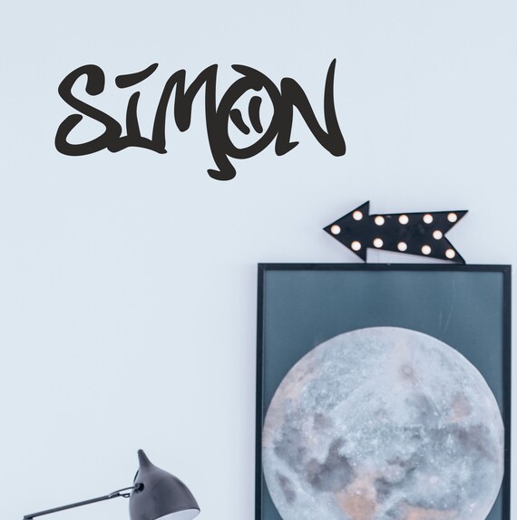 Nome Come Grafft, Tela Personalzzata Dpnta A Mano, Spruzzata - Foto 5