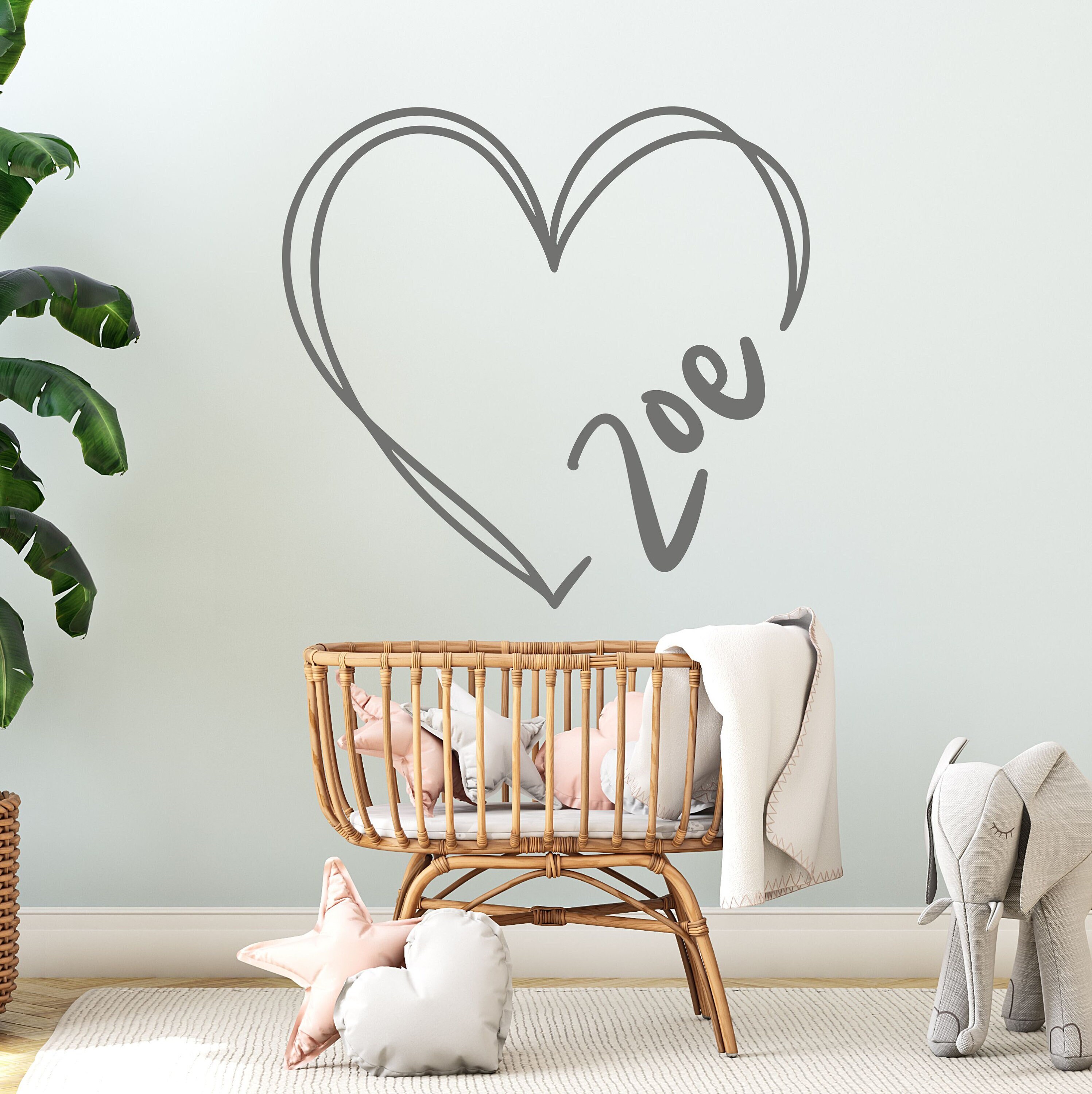 thumbnail image 2 of Lion And Lioness Heart Shape Vinyl Decal Sticker 2 of 11
