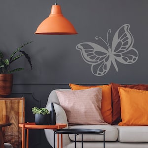Pretty Butterfly Wall Sticker Decal | Vinyl Adhesive