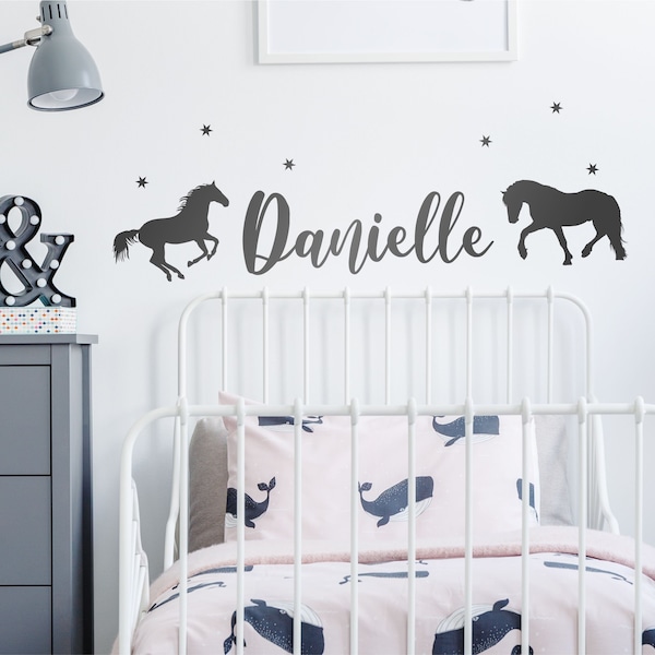 Horse Wall Decals Etsy UK