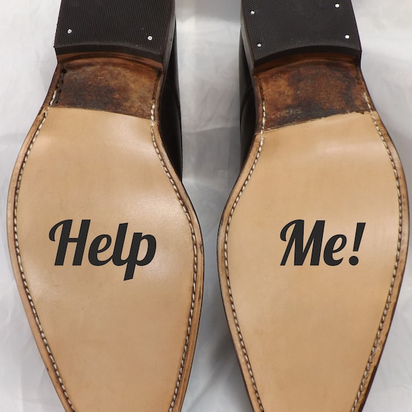 Help Me! Wedding Shoe Stickers