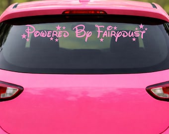 Fairydust提供 | 車用ステッカー デカール ビニール ガーリー ピンク 粘着