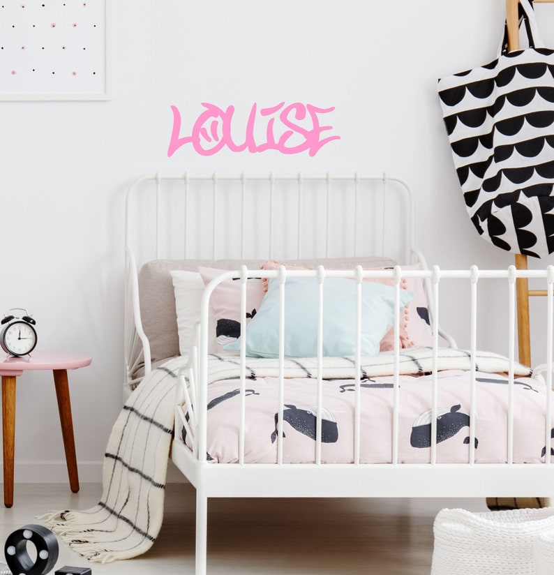 Personalised GRAFFITI Name Wall Sticker Bespoke Custom Etsy UK