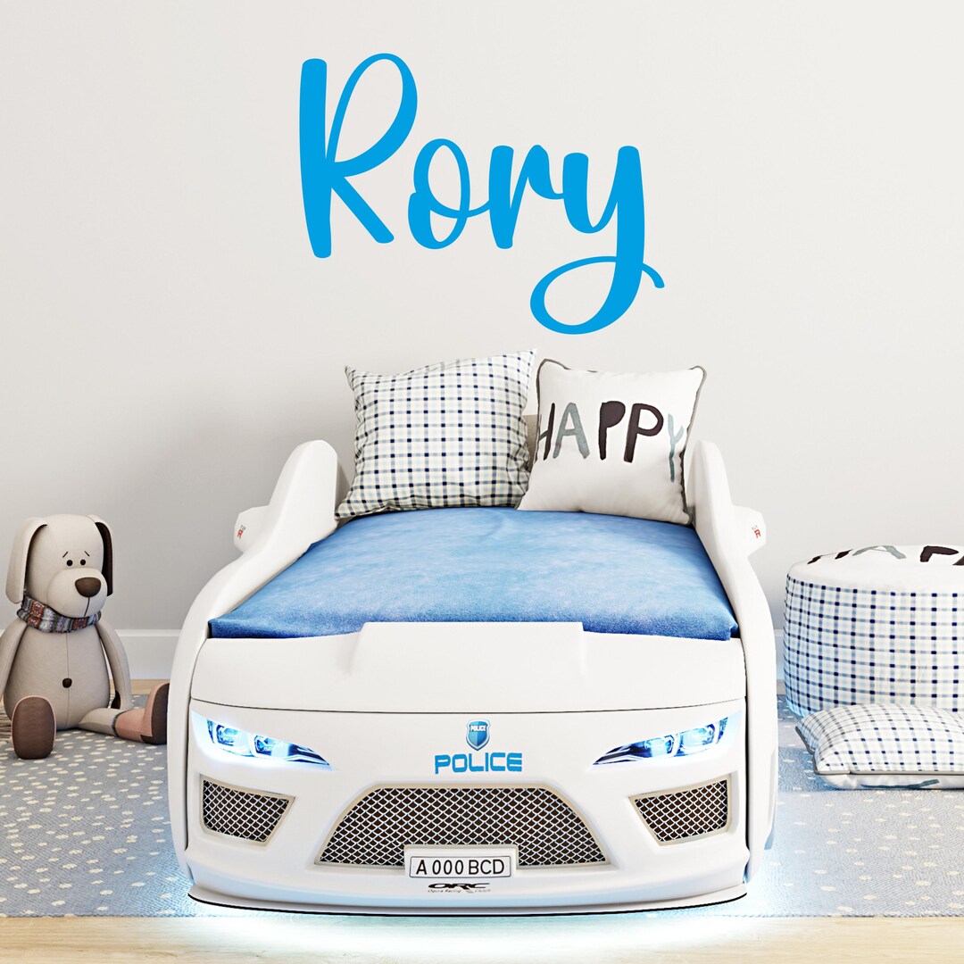 Custom Personalised Name Wall Sticker | Decal Wording Lettering Boys ...