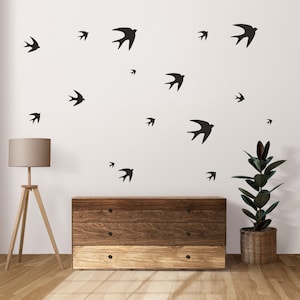 Swallow Bird Wall Sticker Decals [Pack of 24]