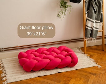 Corner floor pillow Montessori floor pillows Floor cushion seating  Reading nook cushion Giant floor pillow Daybed toddler