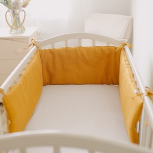 organic crib bumper pad