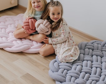 Kids play mat Floor mat nursery rug Round rug Floor seating