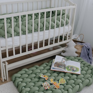 Etsy braided crib bumper online