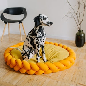Colorful pet bed Bed for large dogs Dog bed furniture image 1