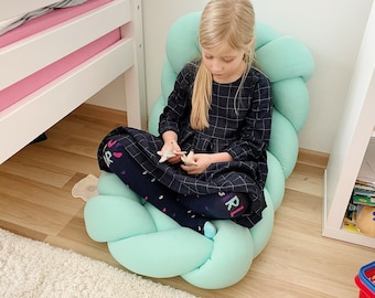 Reading nook cushion Floor cushion Montessori floor seating Toddler nap mat  Giant floor pillow Kids room floor cushions