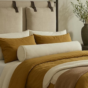 Langes Nackenrolle Samt Dekokissen Kopfteil Runde Lendenwirbel Bettwäsche Benutzerdefinierte Größe