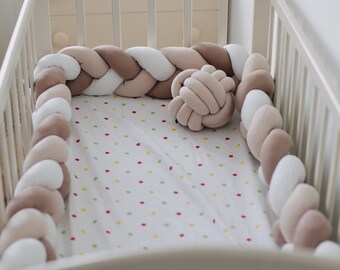 Crib Bumper Baby Playmat Pillow And Pouf For Nursery By Kikakids