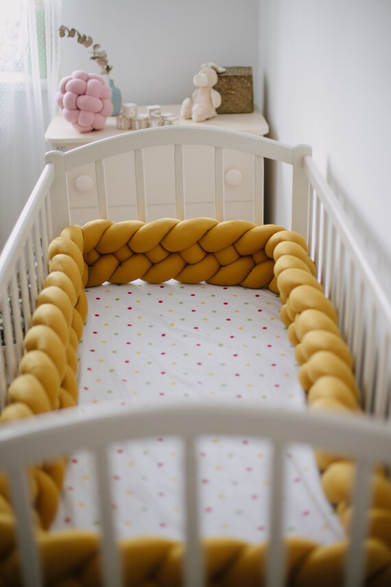 double braided crib bumper