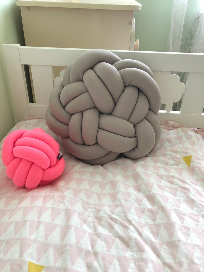 Floor Knot Pillow Nursery Decor Knot Cushion Decorative Etsy