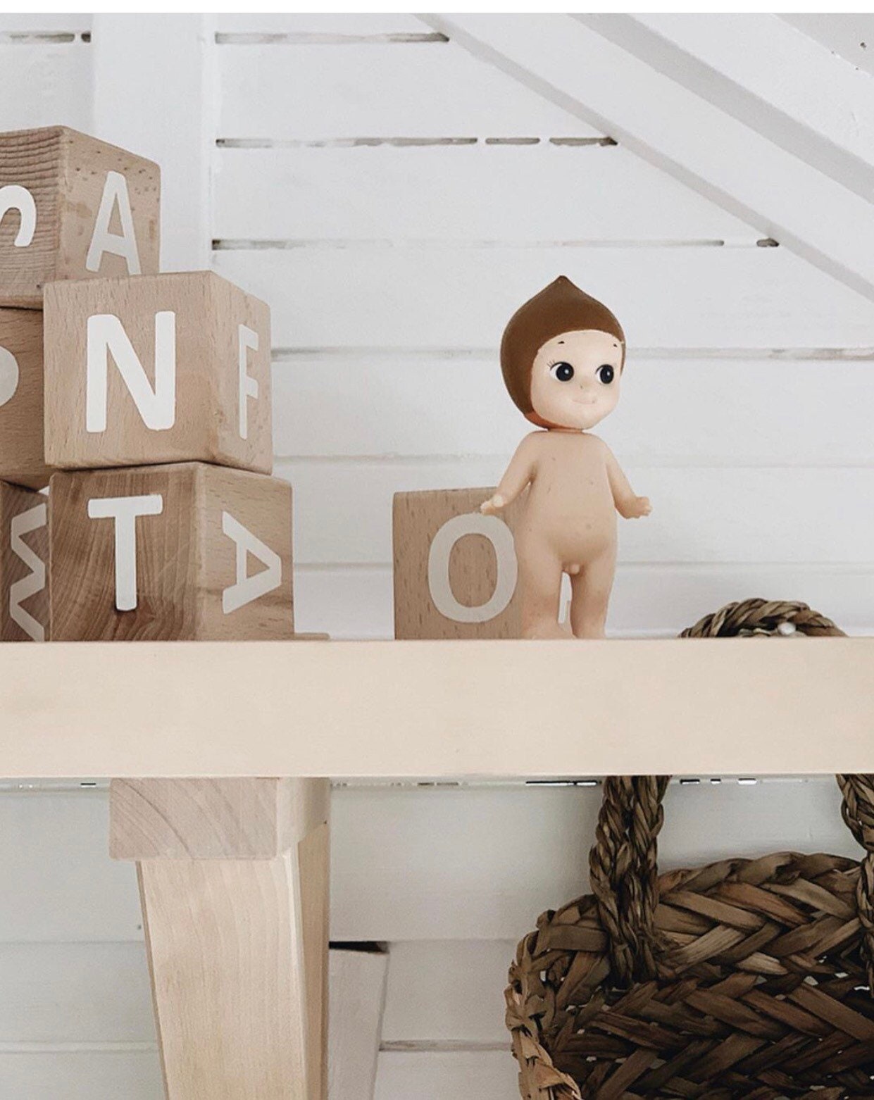 wooden name alphabet blocks - tactile wooden toys  - Home Decor- Geometric Nursery Decor- Wooden Cubes/ Blocks Montessori Waldorf