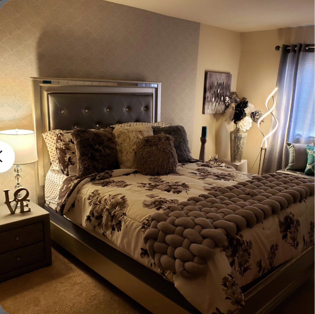 Bed runner king bedding scarf knot throw Etsy