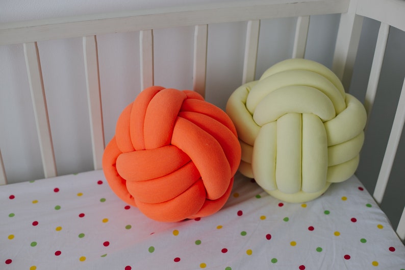 Knot Pillow Nursery Decor Knot Cushion Decorative Pillows Etsy