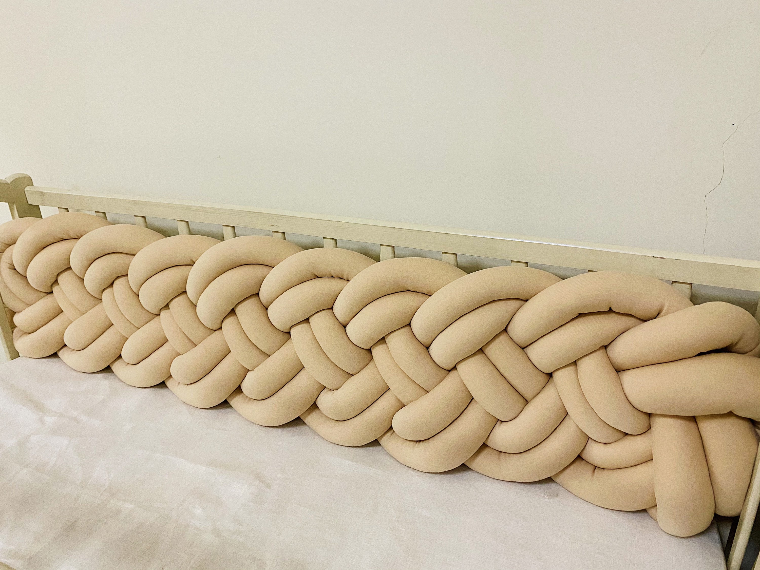 Twin toddler bed bumper pillow Etsy