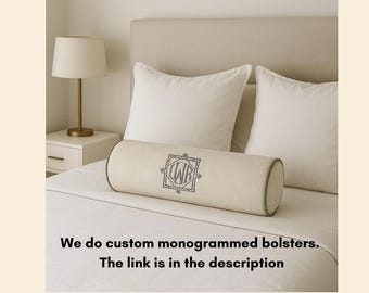 Custom Size Velvet Bolster Pillow Cover Premium Luxury Decorative