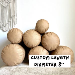 bolster insert Custom size Decorative pillow insert 8&quot;