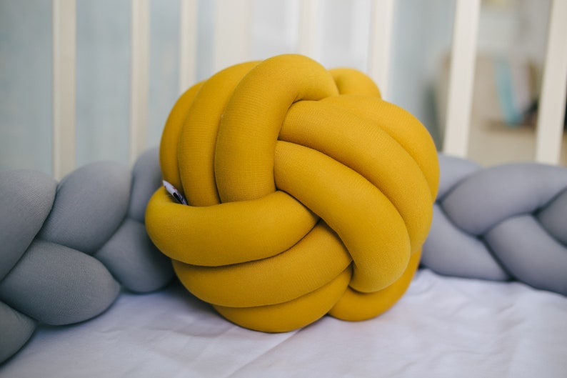 Knot Pillow Nursery Decor Knot Cushion Decorative Pillows Etsy