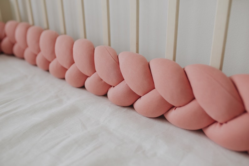 Braided Crib Bumper Etsy