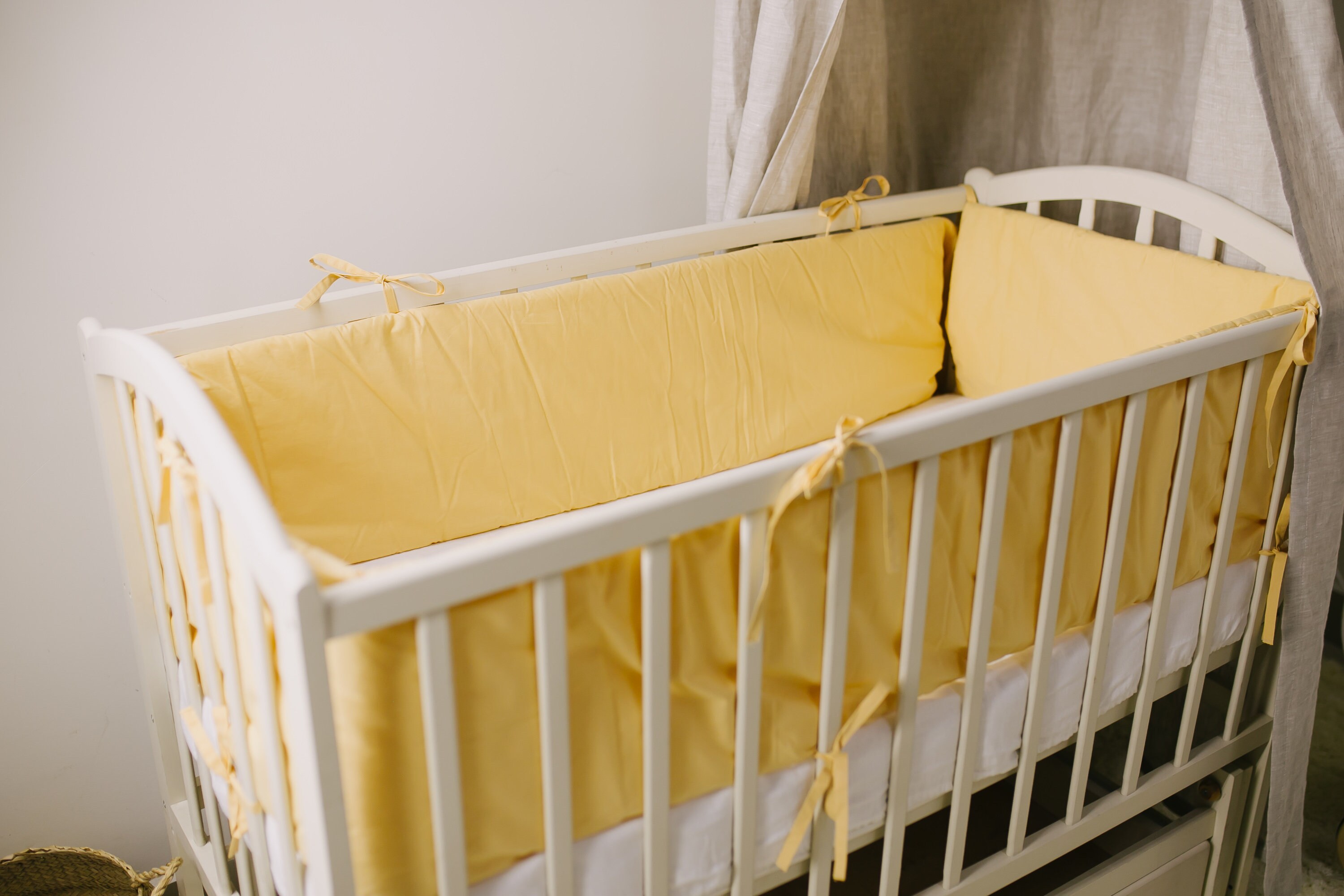 Crib bumper pad Etsy