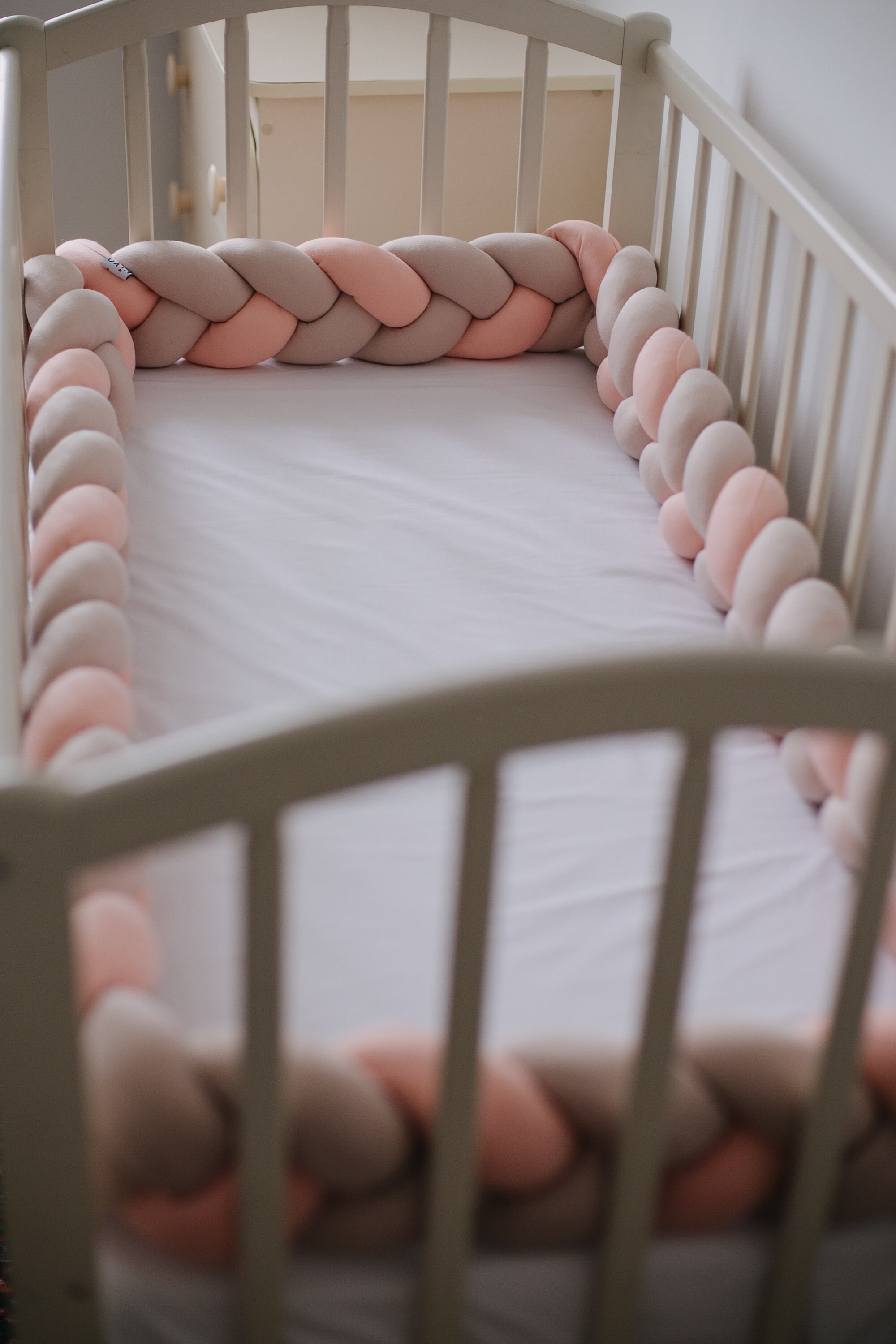 Braided Crib Bumper Etsy