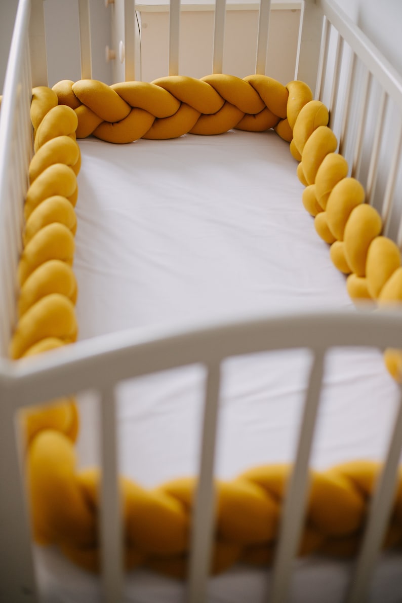 Braided Crib Bumper Etsy