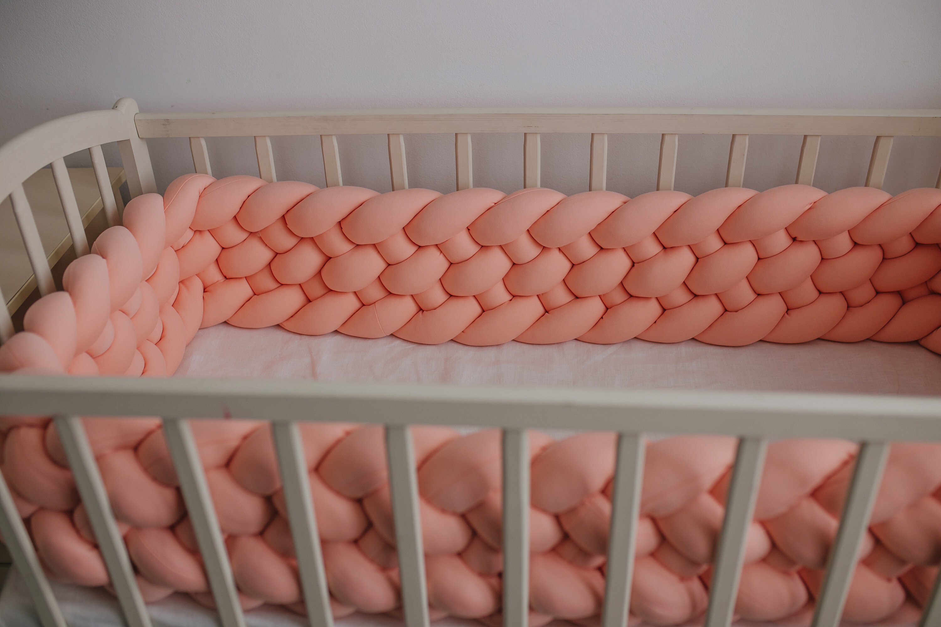 Triple Bed bumper pillow for twin toddler bed Floor bed Etsy