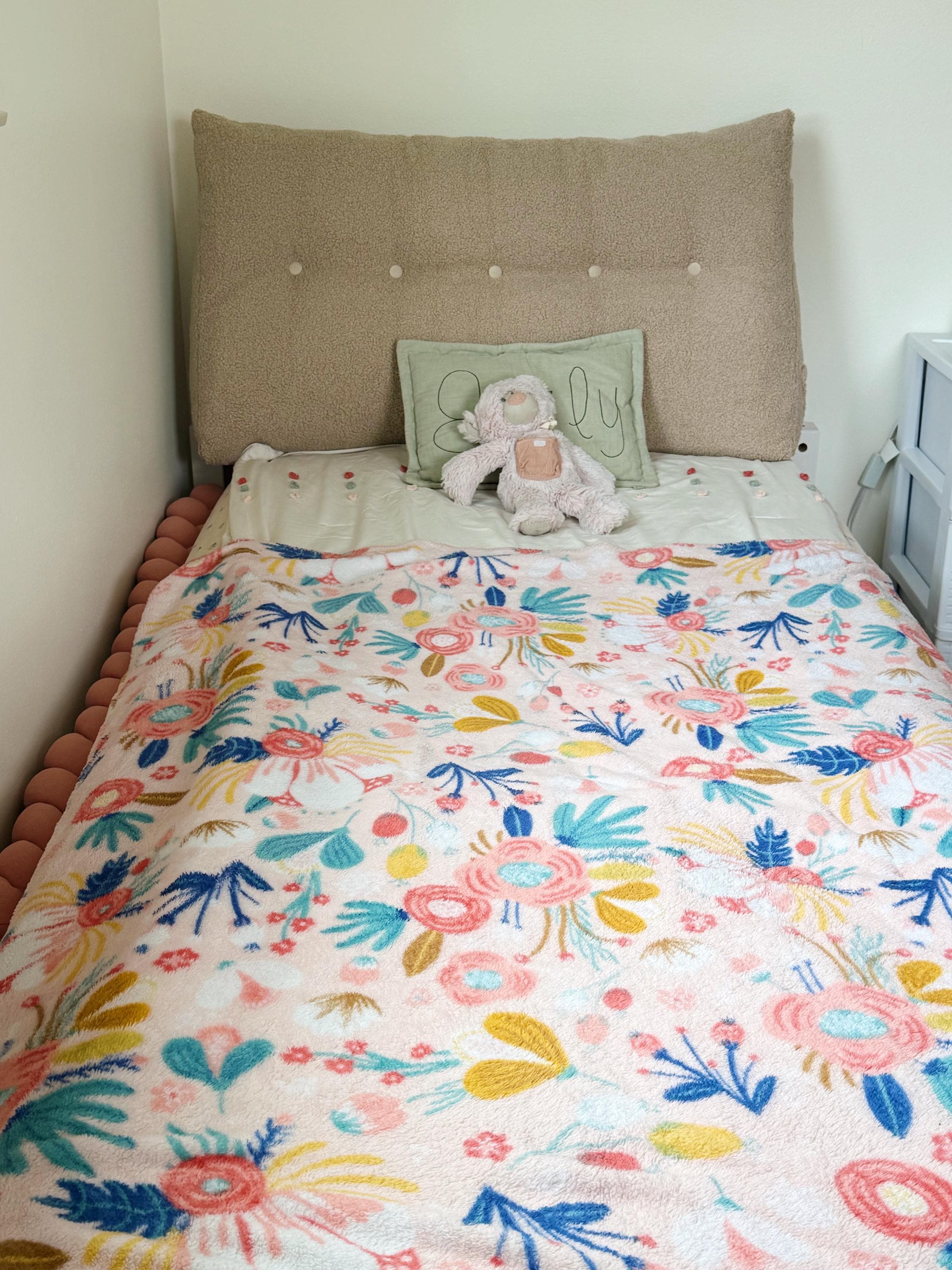 Kinder Bett Kopfteil Kissen Boucle Rückenlehne Keilkissen Zwillingsbett Benutzerdefinierte Größe Kopfteile Lendenkissen Dreieckskissen Königin Bett Polsterung König